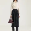 Medium Pinch Bag in Grained Leather