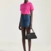 Medium Pinch Bag in Grained Leather