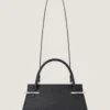 Medium Pinch Bag in Grained Leather