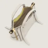 Medium the Snatch Bag in Grained Leather Medium the Snatch Bag in Grained Leather