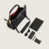 Medium the Snatch Bag in Grained Leather Medium the Snatch Bag in Grained Leather