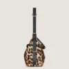 Medium Voyou Bag in Pony Effect Leather with Leopard Pattern