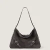 Medium Voyou Bag Suede