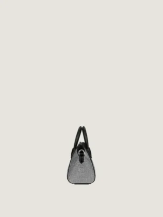 Micro Antigona Bag in Satin with Strass