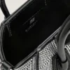 Micro Antigona Bag in Satin with Strass