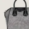 Micro Antigona Bag in Satin with Strass