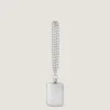 Micro Evening Clutch in Metal Leather with Chain