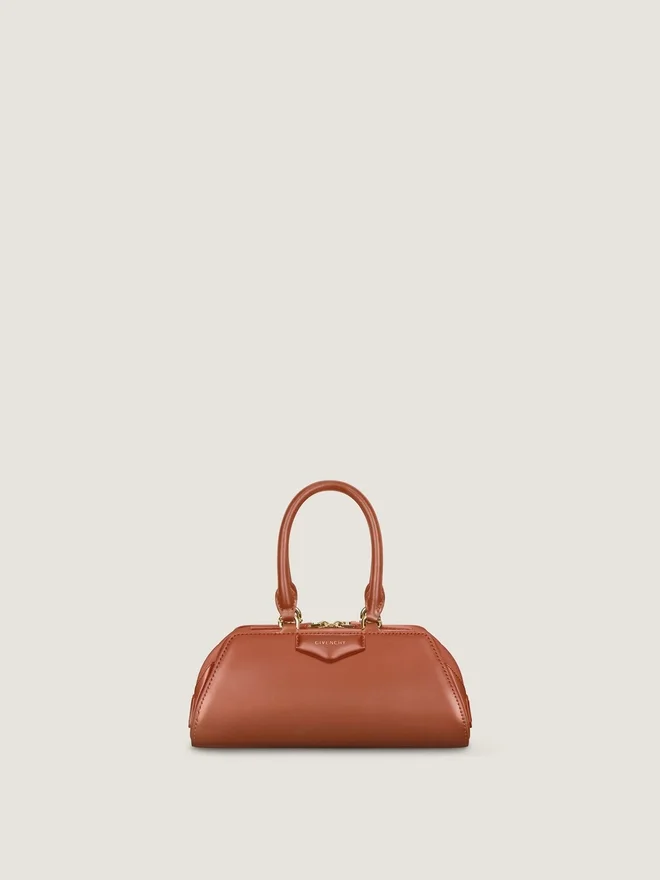 Mini Antigona East-West Bag in Box Leather Mini Antigona East-West Bag in Box Leather