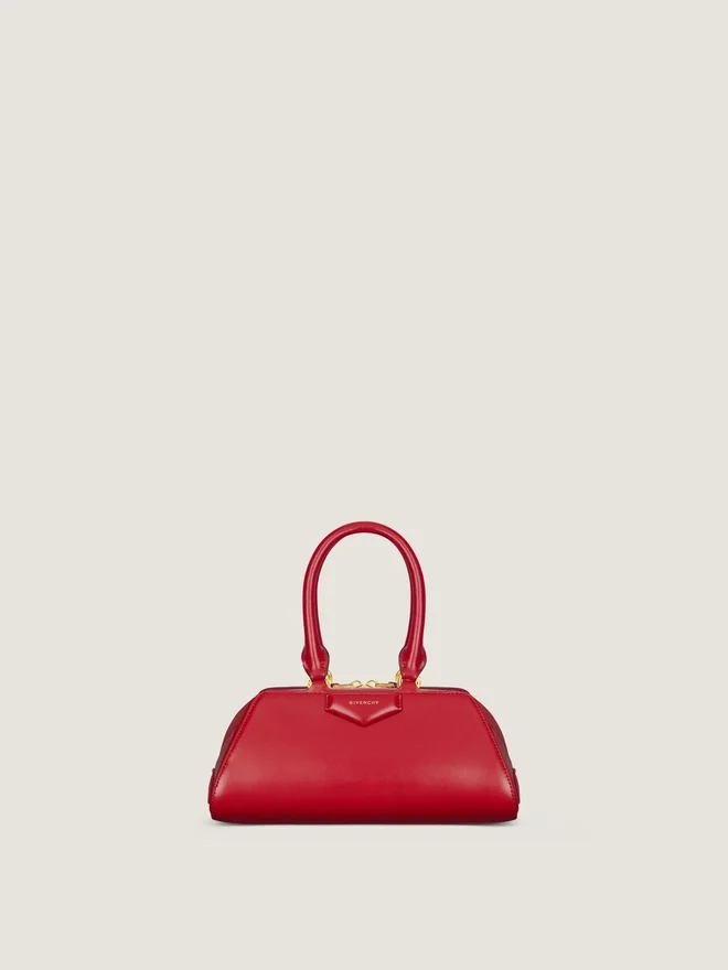 Mini Antigona East-West Bag in Box Leather Mini Antigona East-West Bag in Box Leather