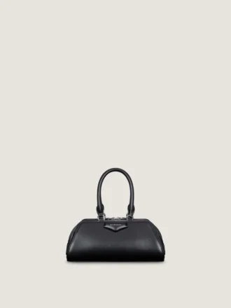 Mini Antigona East-West Bag in Box Leather