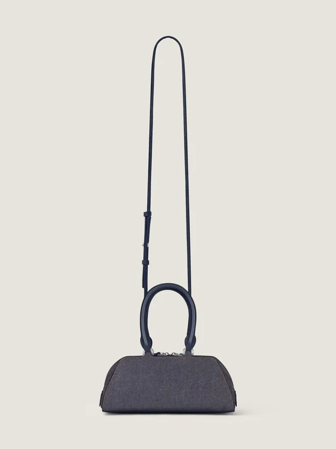 Mini Antigona East-West Bag in Denim Mini Antigona East-West Bag in Denim