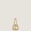 Mini Antigona East-West Bag in Laminated Leather