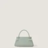 Mini Pinch Bag in Grained Leather