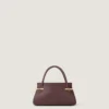 Mini Pinch Bag in Grained Leather
