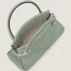 Mini Pinch Bag in Grained Leather