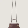 Mini Pinch Bag in Grained Leather