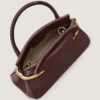 Mini Pinch Bag in Grained Leather