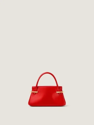 Mini Pinch Bag in Leather
