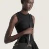 Mini Pinch Bag in Leather