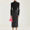 Mini Pinch Bag in Leather