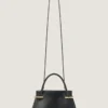 Mini Pinch Bag in Leather
