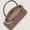Mini Pinch Bag in Leather