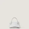 Mini Pinch Bag in Mirror Effect Leather