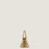 Mini Pinch Bag in Mirror Effect Leather