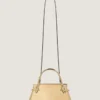 Mini Pinch Bag in Mirror Effect Leather