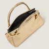 Mini Pinch Bag in Mirror Effect Leather