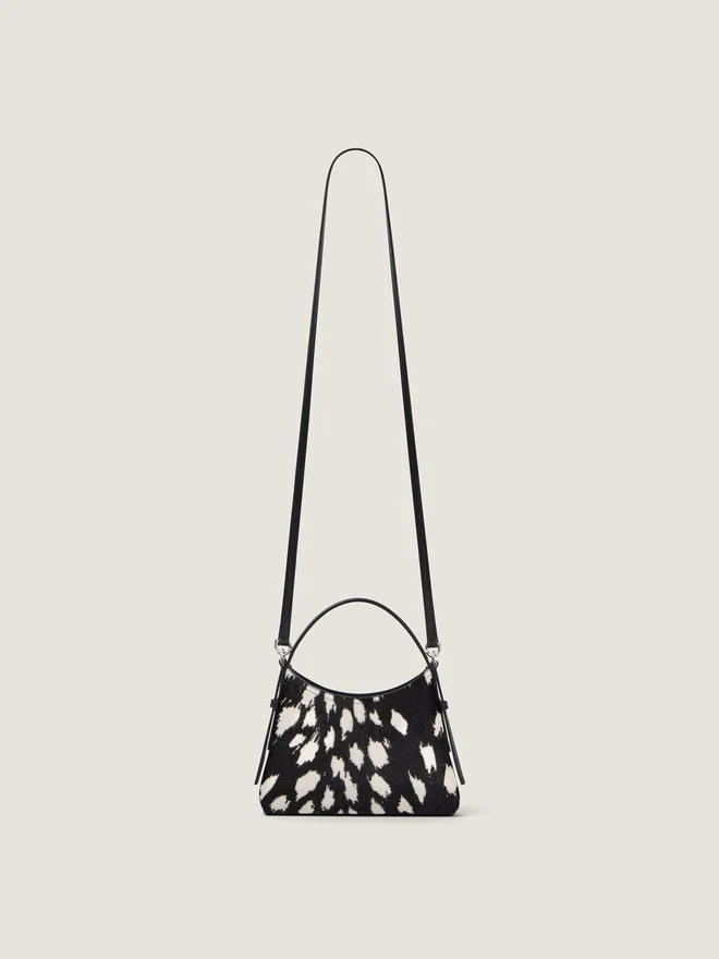 Nano Voyou Bag in Pony Effect Leather with Animal Print Nano Voyou Bag in Pony Effect Leather with Animal Print