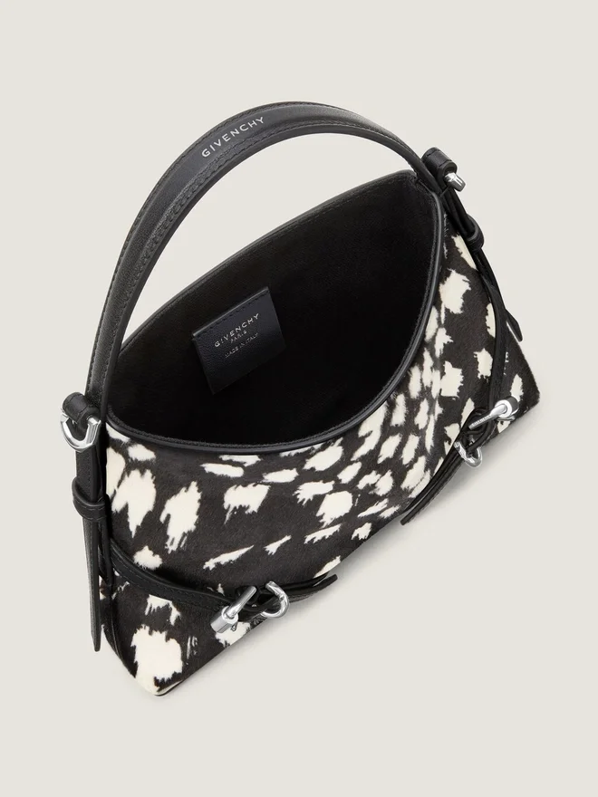 Nano Voyou Bag in Pony Effect Leather with Animal Print Nano Voyou Bag in Pony Effect Leather with Animal Print