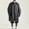 Parka in Leather