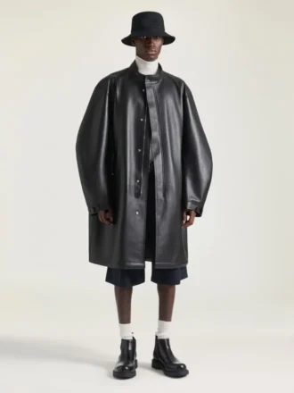 Parka in Leather