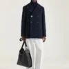 Medium Belted Hobo Bag in Grained Leather