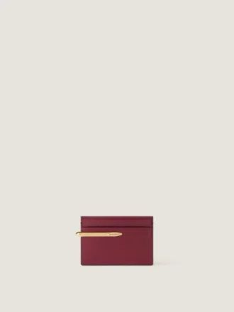 Pinch Card Holder in Leather