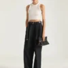 Pinch Soft Clutch in Nappa Leather