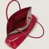 Pinch Squeezed Horizontal Tote Bag in Nappa Leather