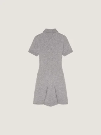 Polo Dress in Wool and Cashmere