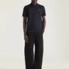 Polo in Cotton with Givenchy Paris Gros Grain