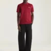 Polo in Cotton with Givenchy Paris Gros Grain