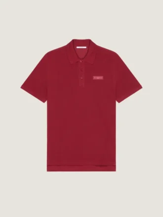 Polo in Cotton with Givenchy Paris Gros Grain