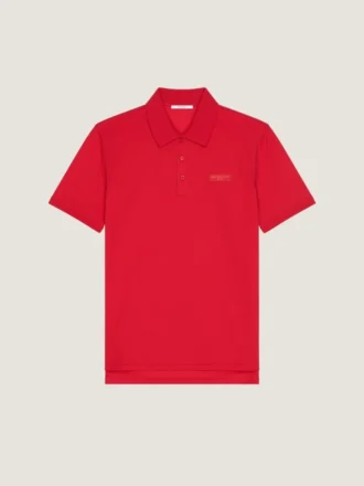 Polo in Cotton with Givenchy Paris Gros Grain