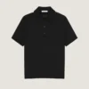 Polo in Cotton with Gros Grain Details