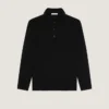 Polo in Wool with Gros Grain Details