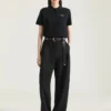 Polo Top in Wool and Cashmere