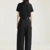 Polo Top in Wool and Cashmere