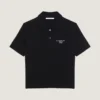 Polo Top in Wool and Cashmere