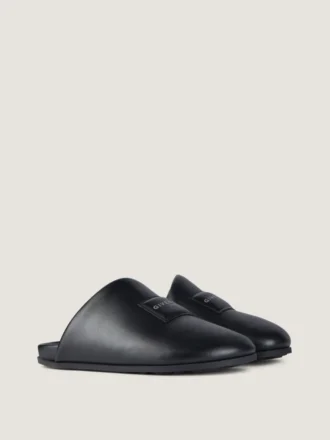Puffy Mules in Nappa Leather