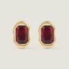 Sculptural Crystal Earrings in Metal and Crystals